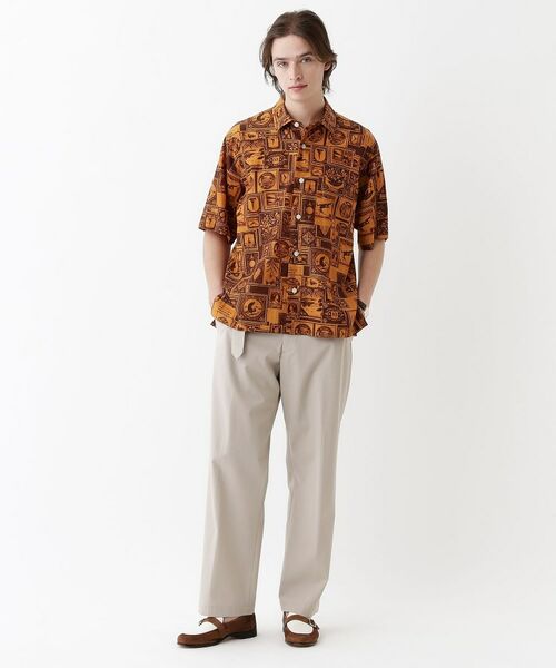 TAKEO KIKUCHI / タケオキクチ シャツ・ブラウス | 【THE FLAGSHIP】アーカイブ切手柄半袖シャツ | 詳細10