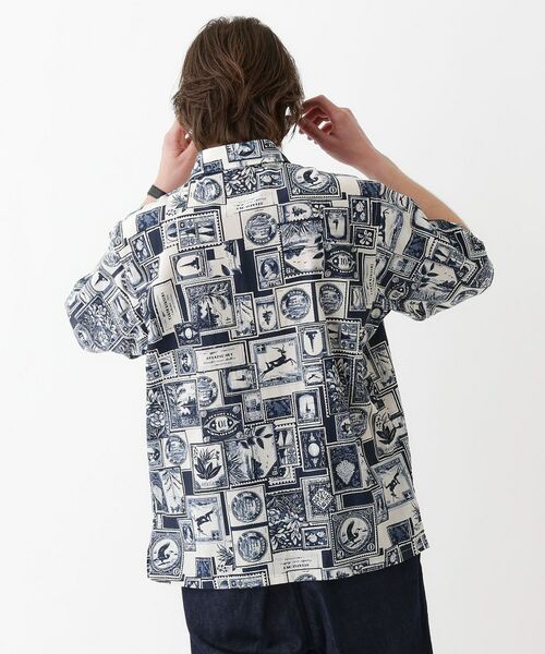 TAKEO KIKUCHI / タケオキクチ シャツ・ブラウス | 【THE FLAGSHIP】アーカイブ切手柄半袖シャツ | 詳細11
