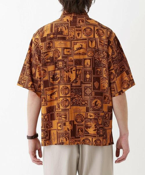 TAKEO KIKUCHI / タケオキクチ シャツ・ブラウス | 【THE FLAGSHIP】アーカイブ切手柄半袖シャツ | 詳細3