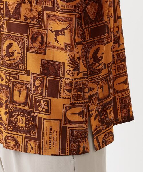 TAKEO KIKUCHI / タケオキクチ シャツ・ブラウス | 【THE FLAGSHIP】アーカイブ切手柄半袖シャツ | 詳細7