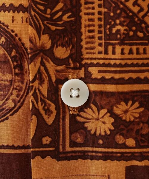 TAKEO KIKUCHI / タケオキクチ シャツ・ブラウス | 【THE FLAGSHIP】アーカイブ切手柄半袖シャツ | 詳細8