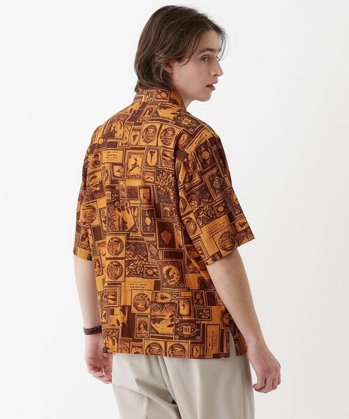 TAKEO KIKUCHI / タケオキクチ シャツ・ブラウス | 【THE FLAGSHIP】アーカイブ切手柄半袖シャツ | 詳細9