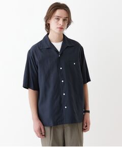 TAKEO KIKUCHI / タケオキクチ シャツ・ブラウス | 【THE FLAGSHIP】変形オープンカラー 半袖シャツ