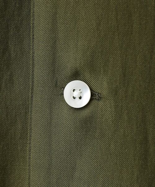 TAKEO KIKUCHI / タケオキクチ シャツ・ブラウス | 【THE FLAGSHIP】変形オープンカラー 半袖シャツ | 詳細11
