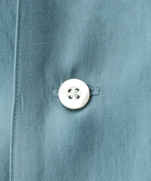 TAKEO KIKUCHI / タケオキクチ シャツ・ブラウス | 【THE FLAGSHIP】変形オープンカラー 半袖シャツ | 詳細14