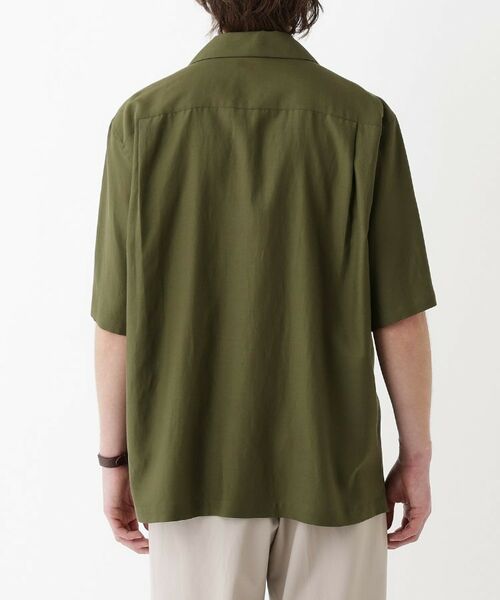 TAKEO KIKUCHI / タケオキクチ シャツ・ブラウス | 【THE FLAGSHIP】変形オープンカラー 半袖シャツ | 詳細4