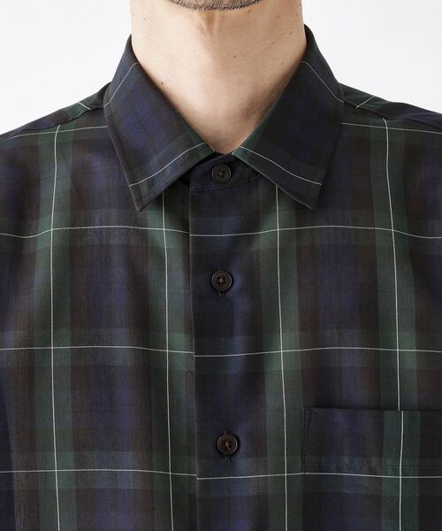 TAKEO KIKUCHI / タケオキクチ シャツ・ブラウス | 【THE FLAGSHIP】シアーチェック シャツ | 詳細4