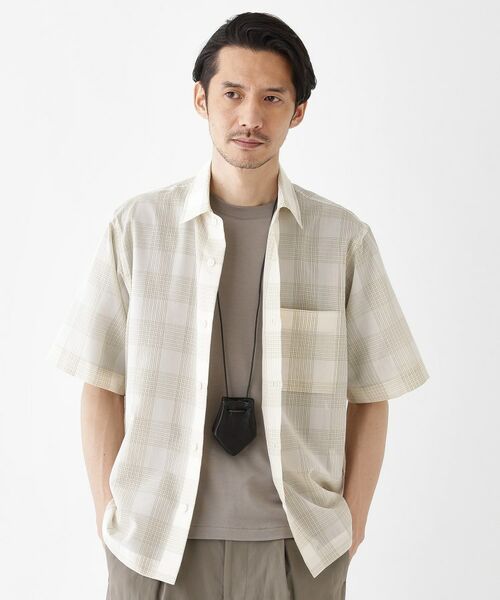 TAKEO KIKUCHI / タケオキクチ シャツ・ブラウス | 【THE FLAGSHIP】シアーチェック シャツ | 詳細7