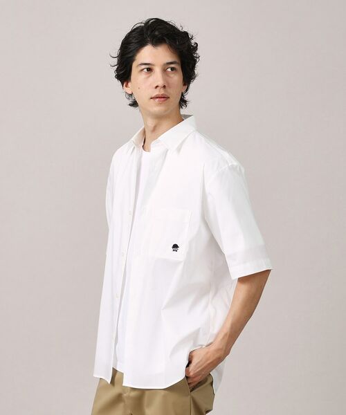 TAKEO KIKUCHI / タケオキクチ シャツ・ブラウス | 【LIMITED】ワンポイント刺繍 半袖シャツ | 詳細10