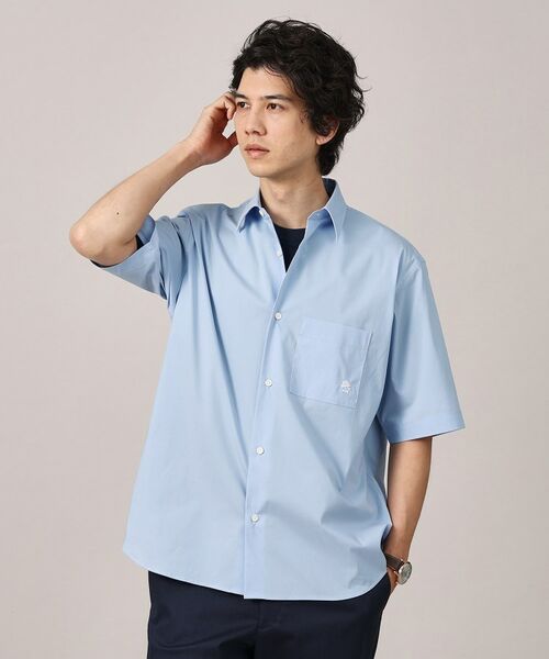 TAKEO KIKUCHI / タケオキクチ シャツ・ブラウス | 【LIMITED】ワンポイント刺繍 半袖シャツ | 詳細15