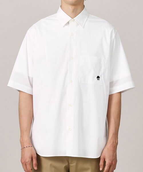 TAKEO KIKUCHI / タケオキクチ シャツ・ブラウス | 【LIMITED】ワンポイント刺繍 半袖シャツ | 詳細2