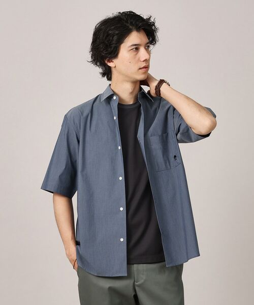 TAKEO KIKUCHI / タケオキクチ シャツ・ブラウス | 【LIMITED】ワンポイント刺繍 半袖シャツ | 詳細23