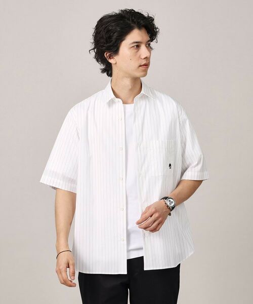 TAKEO KIKUCHI / タケオキクチ シャツ・ブラウス | 【LIMITED】ワンポイント刺繍 半袖シャツ | 詳細27