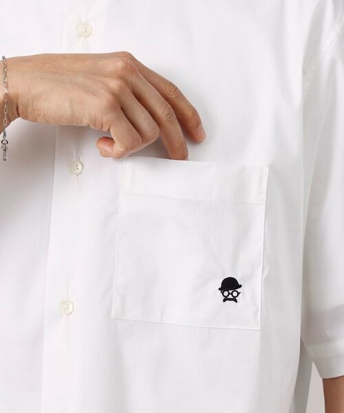 TAKEO KIKUCHI / タケオキクチ シャツ・ブラウス | 【LIMITED】ワンポイント刺繍 半袖シャツ | 詳細8