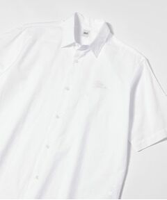 TAKEO KIKUCHI / タケオキクチ シャツ・ブラウス | 【LIMITED】ワンポイントロゴ刺繍 綿麻半袖シャツ