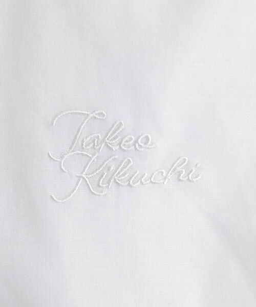 TAKEO KIKUCHI / タケオキクチ シャツ・ブラウス | 【LIMITED】ワンポイントロゴ刺繍 綿麻半袖シャツ | 詳細15