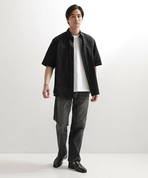 TAKEO KIKUCHI / タケオキクチ シャツ・ブラウス | 【LIMITED】ワンポイントロゴ刺繍 綿麻半袖シャツ | 詳細22