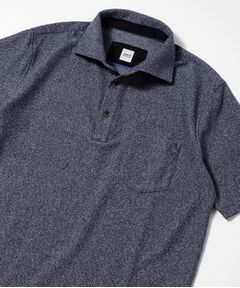 TAKEO KIKUCHI / タケオキクチ ポロシャツ | 【尾州織】メランジメッシュ ポロシャツ