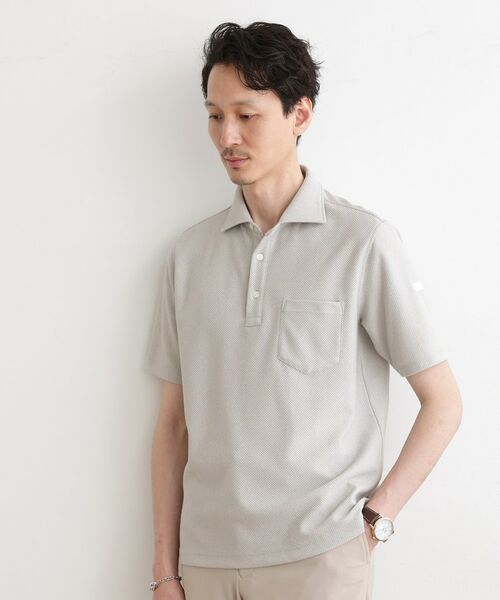TAKEO KIKUCHI / タケオキクチ ポロシャツ | 【尾州織】メランジメッシュ ポロシャツ | 詳細10