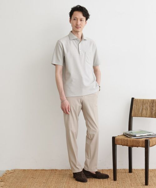 TAKEO KIKUCHI / タケオキクチ ポロシャツ | 【尾州織】メランジメッシュ ポロシャツ | 詳細12