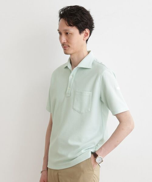 TAKEO KIKUCHI / タケオキクチ ポロシャツ | 【尾州織】メランジメッシュ ポロシャツ | 詳細17
