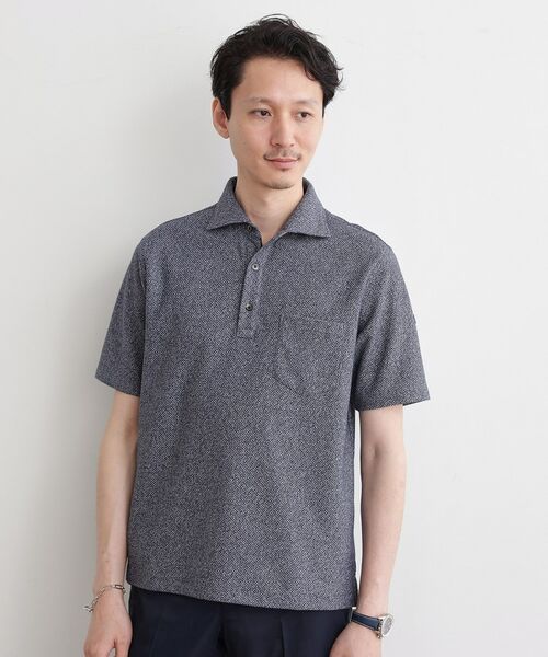 TAKEO KIKUCHI / タケオキクチ ポロシャツ | 【尾州織】メランジメッシュ ポロシャツ | 詳細23