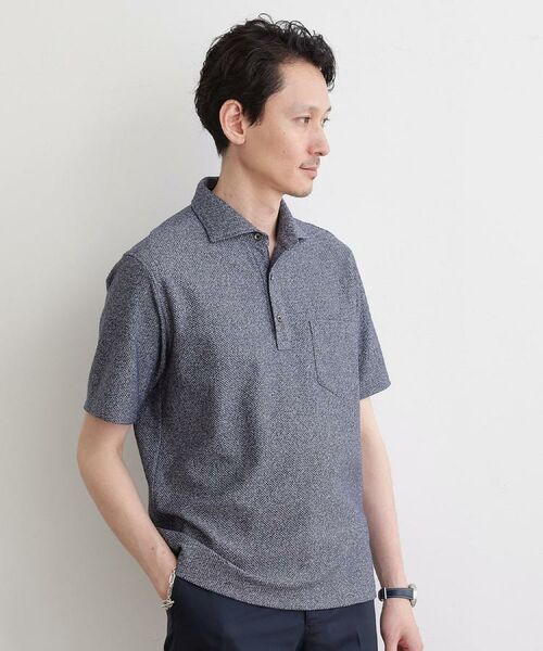 TAKEO KIKUCHI / タケオキクチ ポロシャツ | 【尾州織】メランジメッシュ ポロシャツ | 詳細24