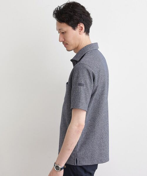 TAKEO KIKUCHI / タケオキクチ ポロシャツ | 【尾州織】メランジメッシュ ポロシャツ | 詳細25
