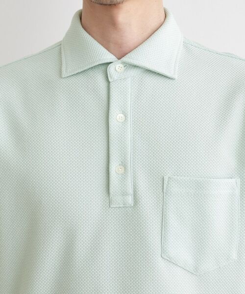 TAKEO KIKUCHI / タケオキクチ ポロシャツ | 【尾州織】メランジメッシュ ポロシャツ | 詳細5