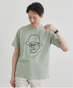 TAKEO KIKUCHI / タケオキクチ Tシャツ | 【Sサイズ～】フェイスロープ刺繍 天竺Tシャツ
