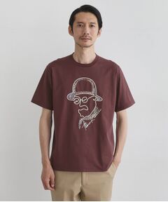 TAKEO KIKUCHI / タケオキクチ Tシャツ | 【Sサイズ～】フェイスロープ刺繍 天竺Tシャツ