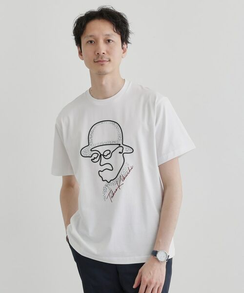 TAKEO KIKUCHI/タケオキクチ 【Sサイズ~】フェイスロープ刺繍 天竺Tシャツ ホワイト(001) 02(M) TAKEO KIKUCHI/タケオキクチ 【Sサイズ~】フェイスロープ刺繍 天竺Tシャツ ホワイト(001) 02(M)