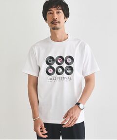 TAKEO KIKUCHI / タケオキクチ Tシャツ | レコードプリント 天竺 Tシャツ