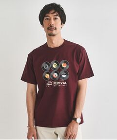 TAKEO KIKUCHI / タケオキクチ Tシャツ | レコードプリント 天竺 Tシャツ