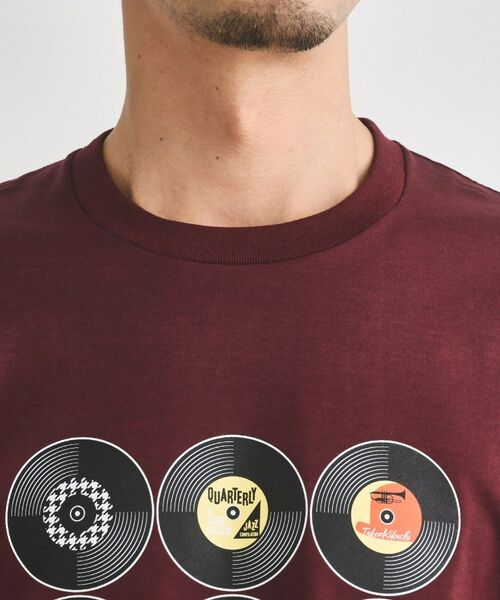 TAKEO KIKUCHI / タケオキクチ Tシャツ | レコードプリント 天竺 Tシャツ | 詳細5