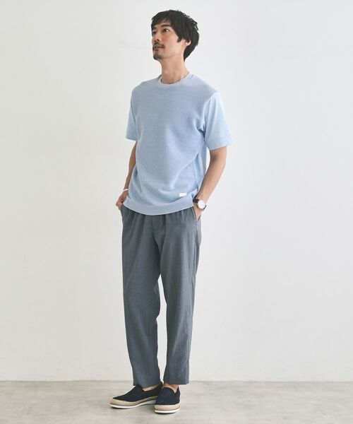 TAKEO KIKUCHI / タケオキクチ カットソー | テクスチャーニット コンビ カットソー | 詳細10