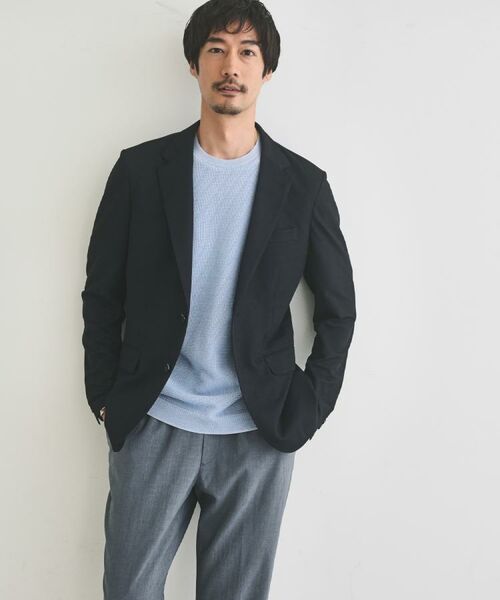 TAKEO KIKUCHI / タケオキクチ カットソー | テクスチャーニット コンビ カットソー | 詳細12