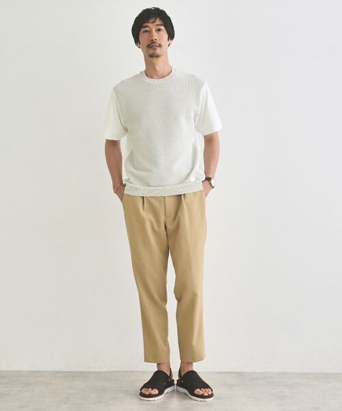 TAKEO KIKUCHI / タケオキクチ カットソー | テクスチャーニット コンビ カットソー | 詳細20