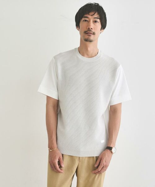 TAKEO KIKUCHI / タケオキクチ カットソー | テクスチャーニット コンビ カットソー | 詳細24