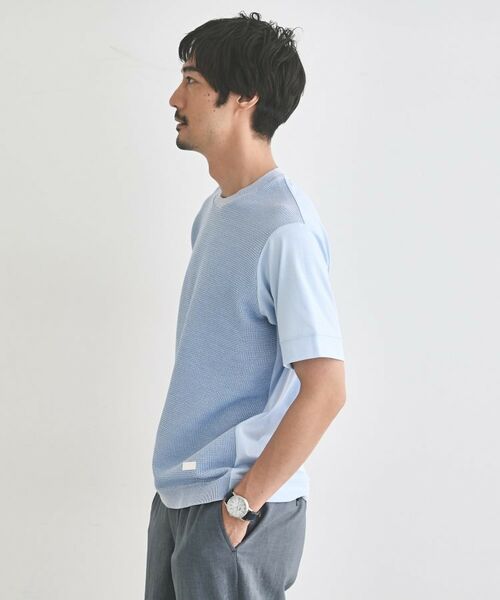 TAKEO KIKUCHI / タケオキクチ カットソー | テクスチャーニット コンビ カットソー | 詳細9