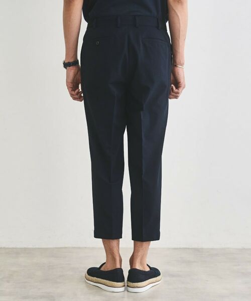 TAKEO KIKUCHI / タケオキクチ ショート・ハーフ・半端丈パンツ | サッカーストライプ サイドゴアウエスト 8分丈 パンツ | 詳細4