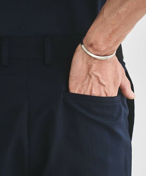 TAKEO KIKUCHI / タケオキクチ ショート・ハーフ・半端丈パンツ | サッカーストライプ サイドゴアウエスト 8分丈 パンツ | 詳細8