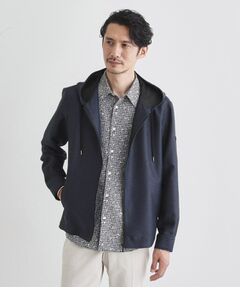 TAKEO KIKUCHI / タケオキクチ パーカー | 【軽羽織】カラミ織り フード羽織りシャツ