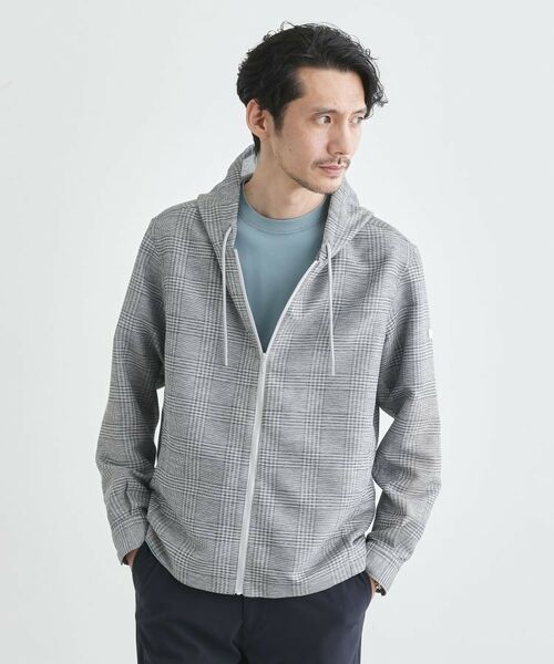 TAKEO KIKUCHI / タケオキクチ パーカー | 【軽羽織】カラミ織り フード羽織りシャツ | 詳細16