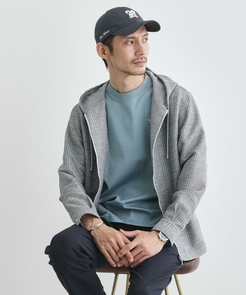TAKEO KIKUCHI / タケオキクチ パーカー | 【軽羽織】カラミ織り フード羽織りシャツ | 詳細20