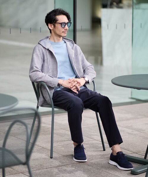 TAKEO KIKUCHI / タケオキクチ パーカー | 【軽羽織】カラミ織り フード羽織りシャツ | 詳細21