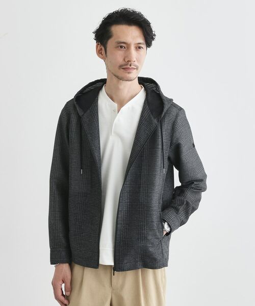 TAKEO KIKUCHI / タケオキクチ パーカー | 【軽羽織】カラミ織り フード羽織りシャツ | 詳細24