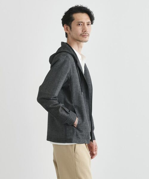 TAKEO KIKUCHI / タケオキクチ パーカー | 【軽羽織】カラミ織り フード羽織りシャツ | 詳細25