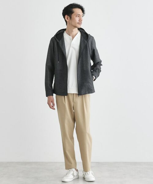 TAKEO KIKUCHI / タケオキクチ パーカー | 【軽羽織】カラミ織り フード羽織りシャツ | 詳細26