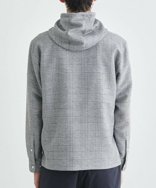 TAKEO KIKUCHI / タケオキクチ パーカー | 【軽羽織】カラミ織り フード羽織りシャツ | 詳細4